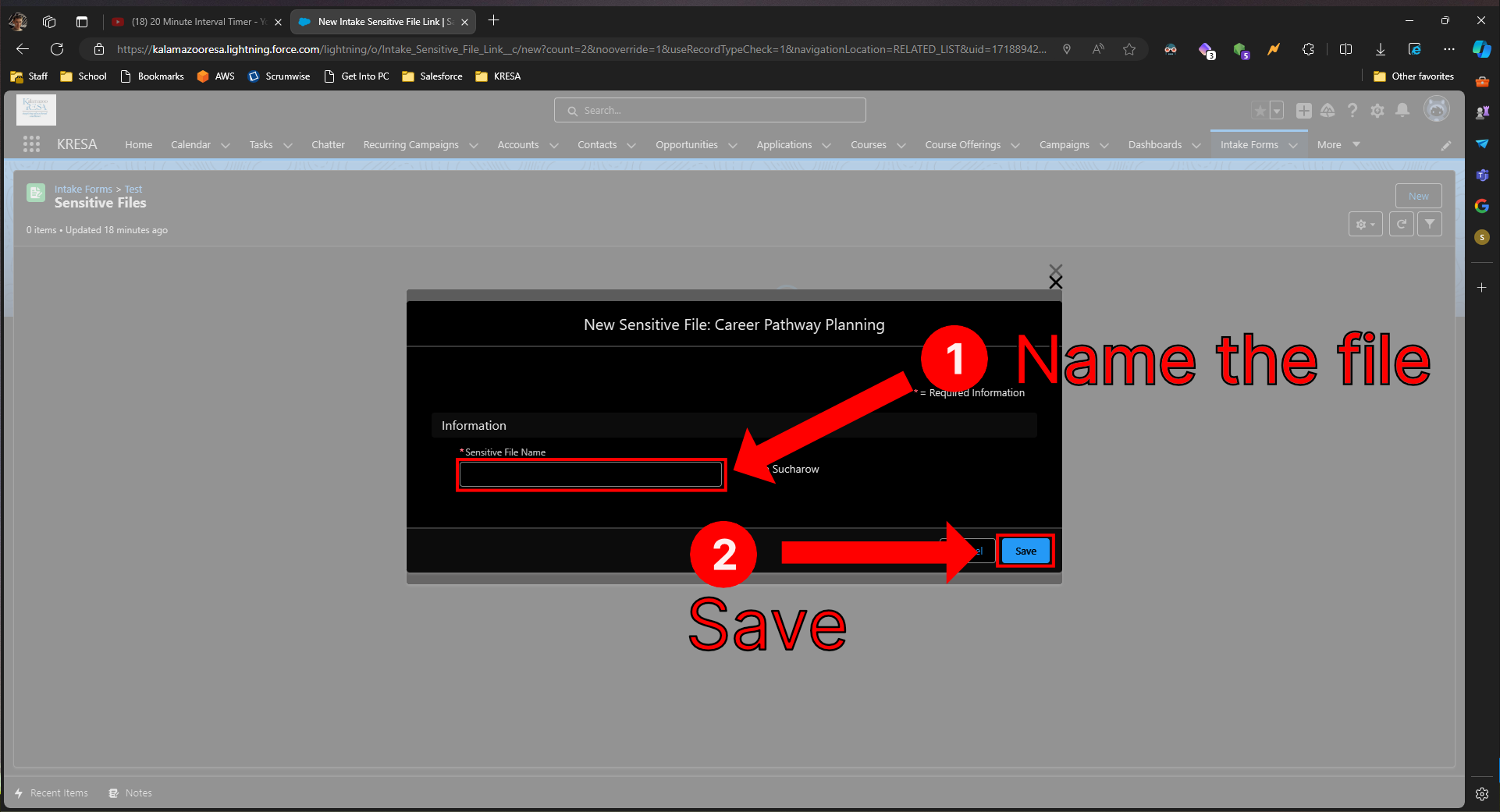 Sensitive File creation